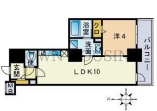 セレニティコート渋谷神泉の物件間取画像